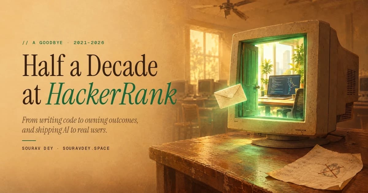 Half a Decade at HackerRank 💚