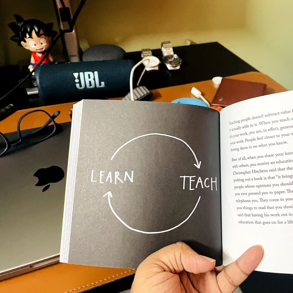 Austin Kleon's Show Your Work: Learn ๐ Teach cycle